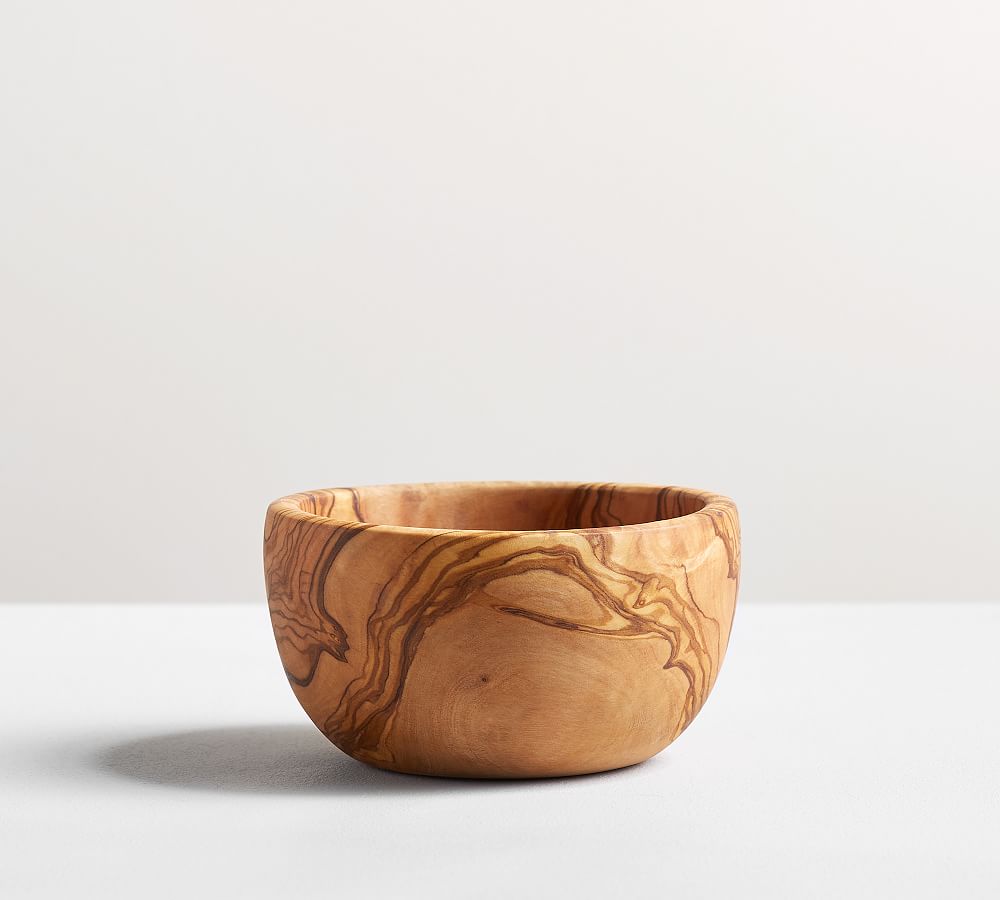 Olive Wood Nesting Snack Bowls