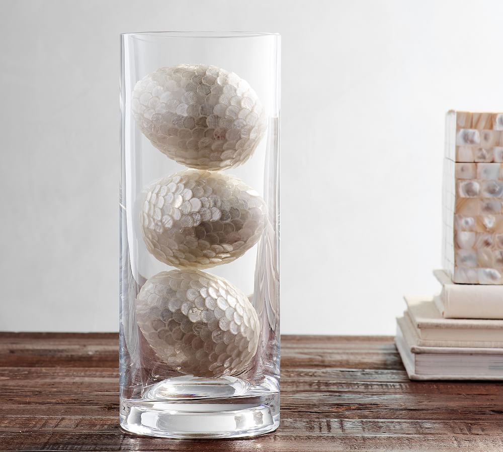 Capiz Egg Vase Fillers, Set of 3 Pottery Barn