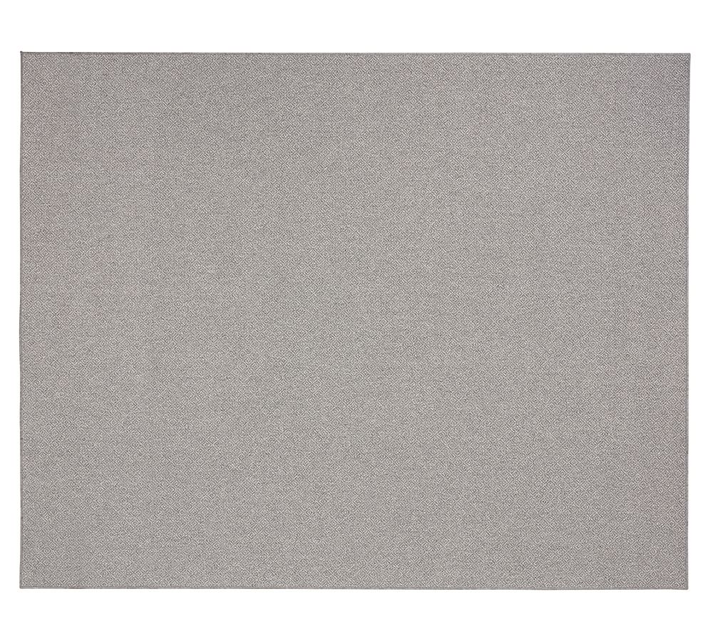 Custom Casselbarry Diamond Texture Wool Rug Pottery Barn