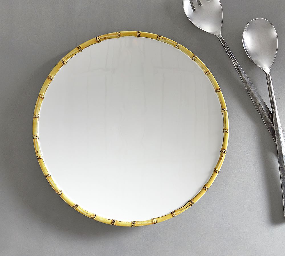Bamboo Outdoor Melamine Platter Pottery Barn
