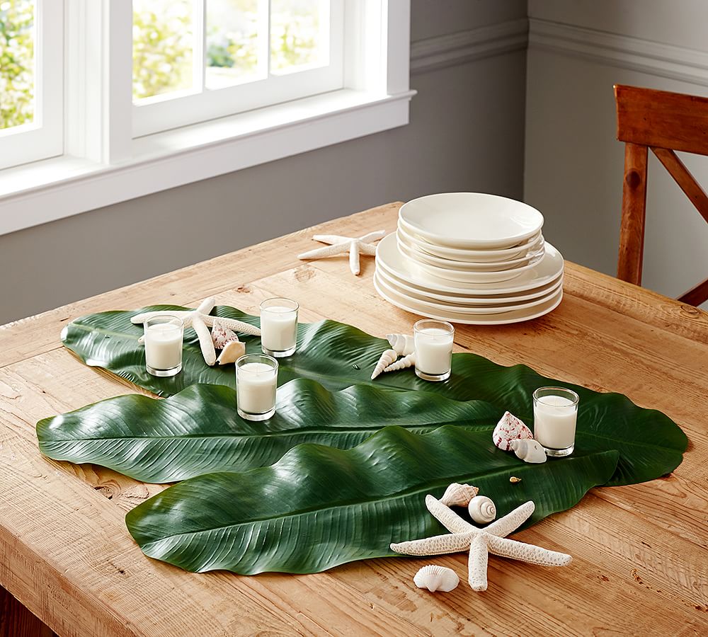 Faux Banana Leaf Palm Artificial Flowers Pottery Barn