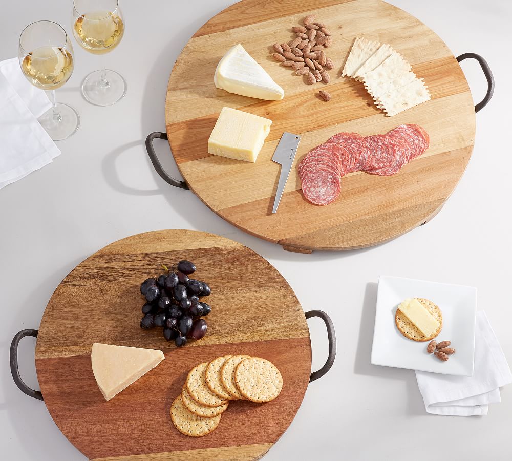 Reclaimed Blacksmith Wood Trays Pottery Barn