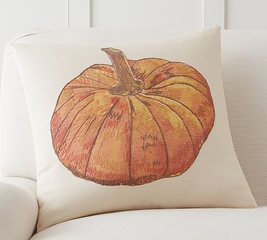 Pottery barn pumpkin sales pillow