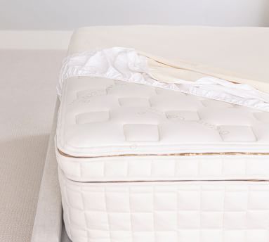 naturepedic protector mattress pad with straps