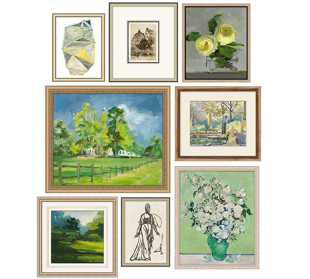 Entryway Art Gallery in a Box Pottery Barn