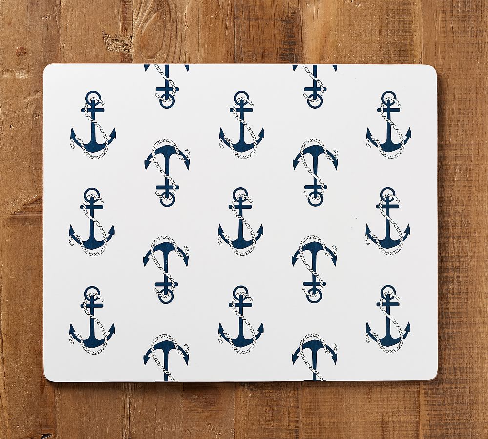 Nautical Anchor Cork Placemat Rectangle Pottery Barn