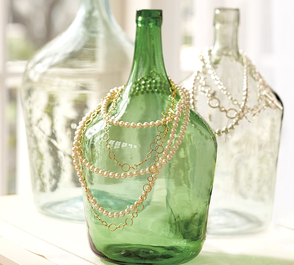 Vintage Glass Bottle Vases