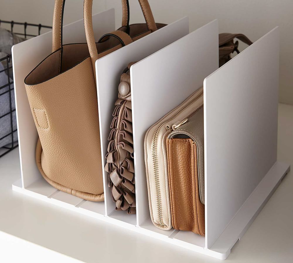 Two Level Bag Organizer Stand - Set of 4