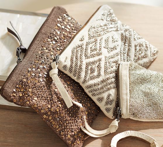 Beaded Pouches Travel Accessories Pottery Barn