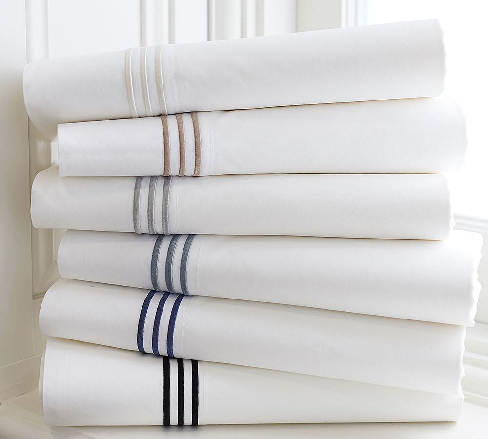 Grand Organic Percale Pillowcases Set of 2 Pottery Barn