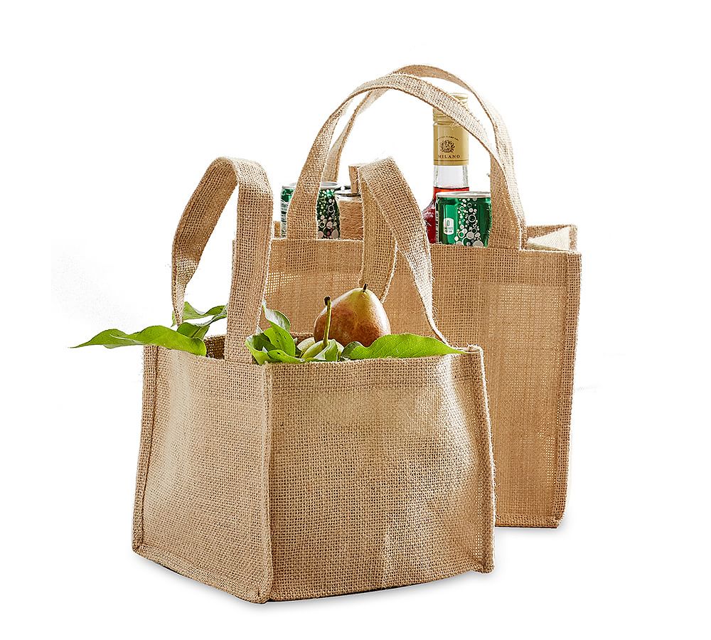 Personalizable Burlap Bag Pottery Barn