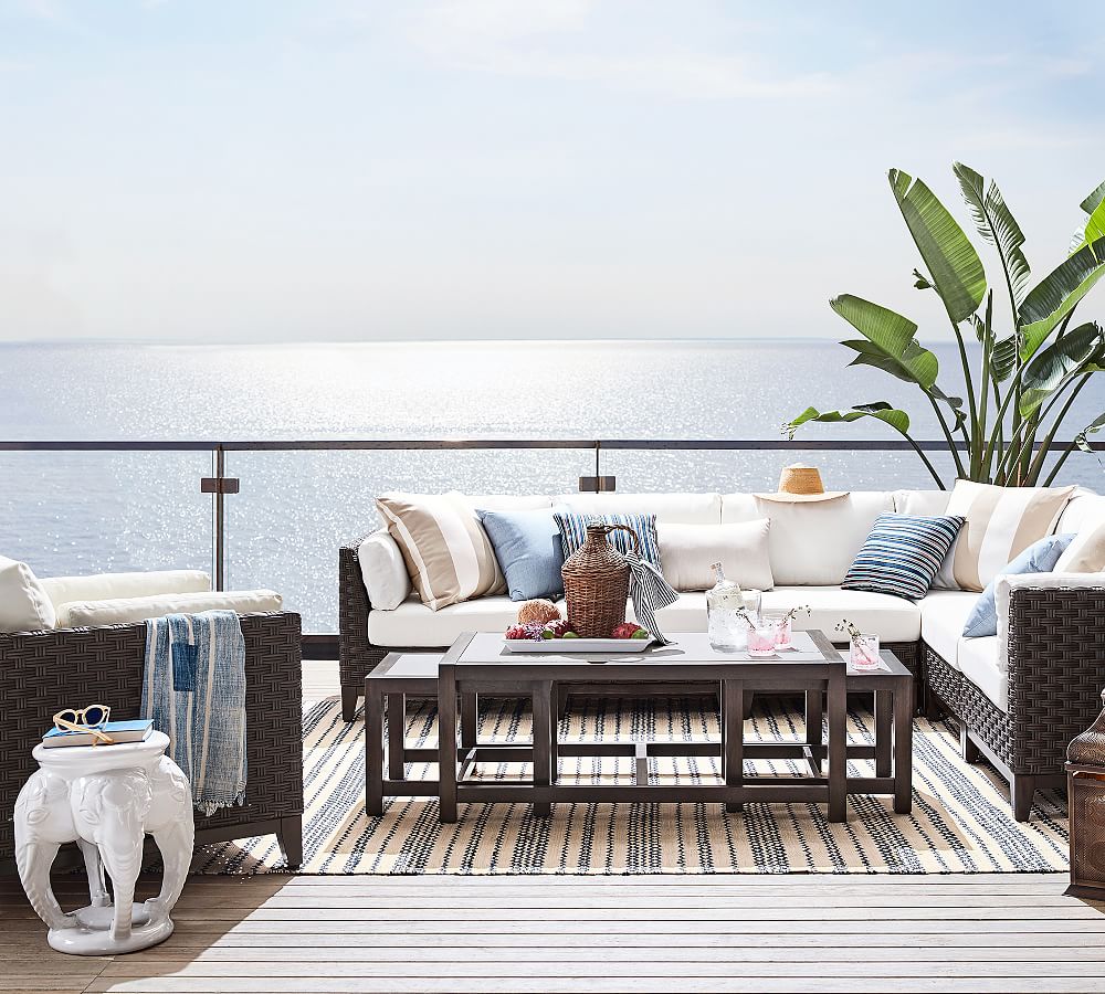 St. Johns Expandable Coffee Table Pottery Barn