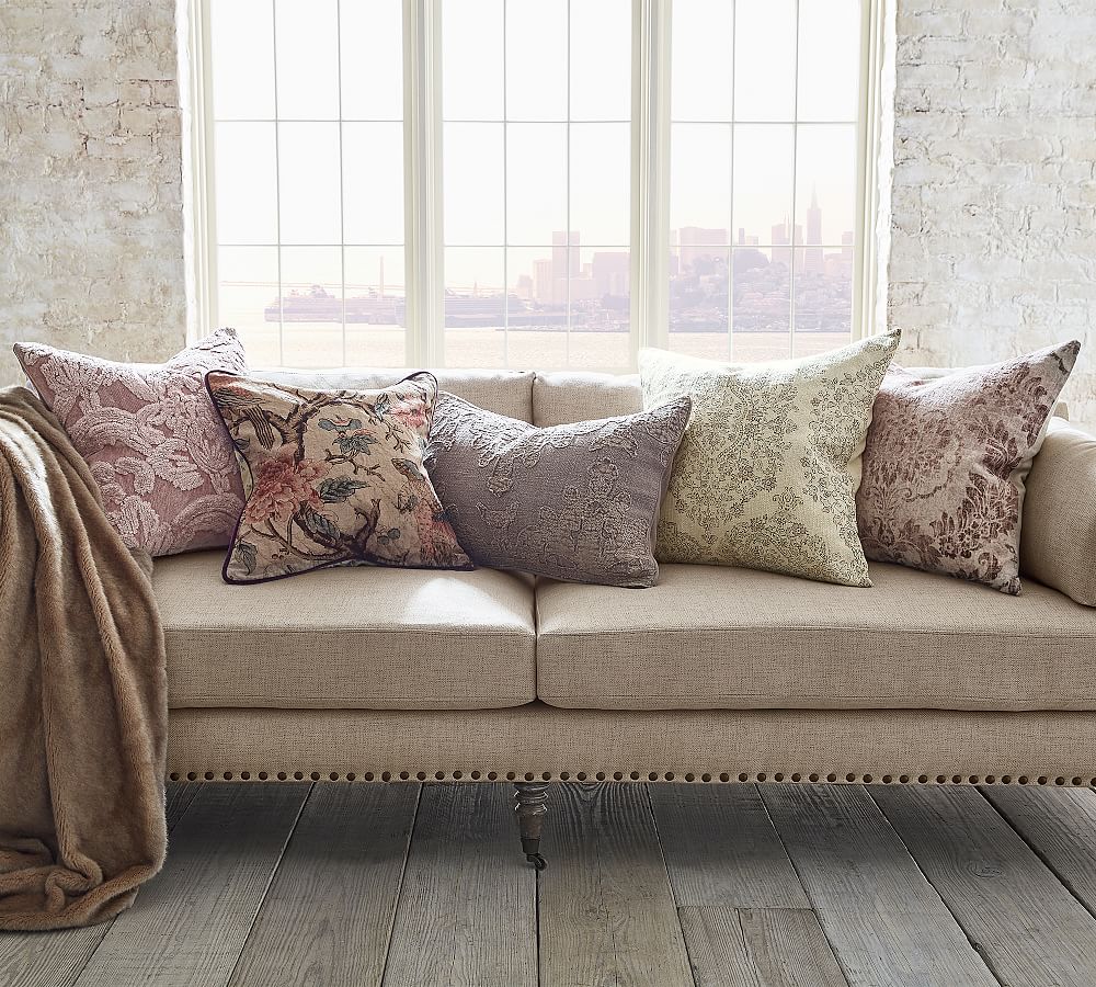 Natalia Jacquard Pillow Cover Pottery Barn