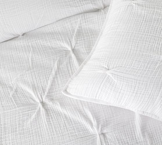 Soft Cotton Handcrafted Quilted Sham Pottery Barn