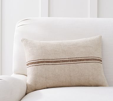 Grain sack lumbar pillow sale