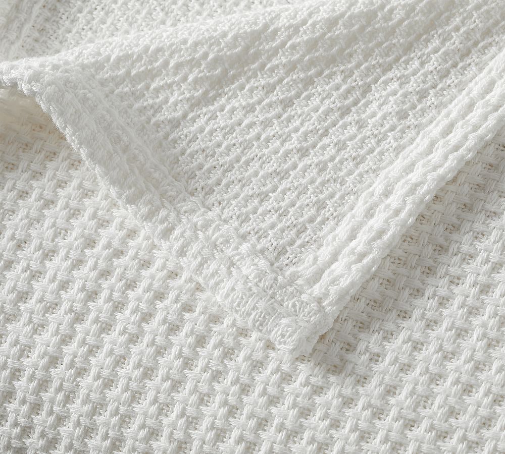 SleepSmart 37.5® Basketweave Throw Blanket Pottery Barn
