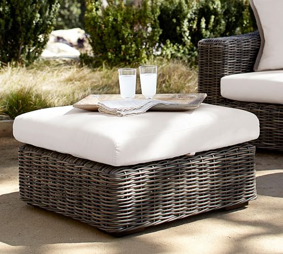 Monterey AllWeather Wicker Outdoor Sectional Pottery Barn