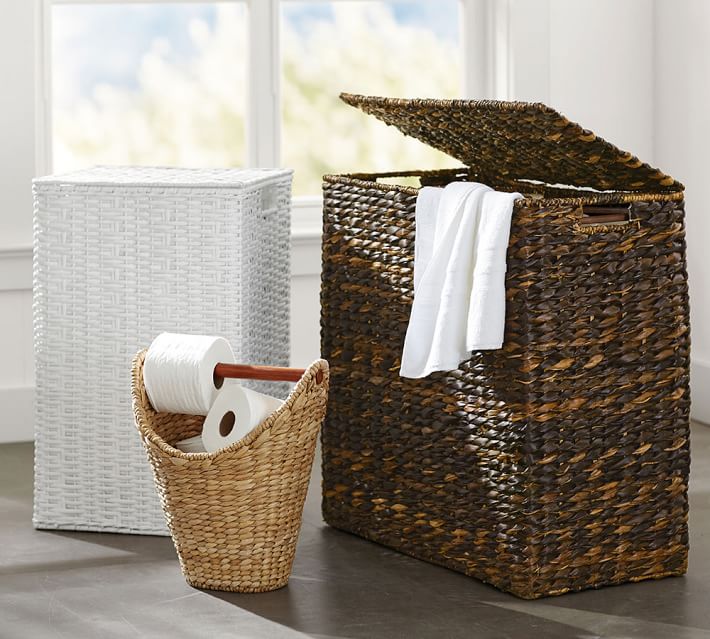 Bathroom Caddy, Organizer, Bath Toilet Paper Holder, Seagrass Woven Basket,  Shower Storage, Caddy - Yahoo Shopping