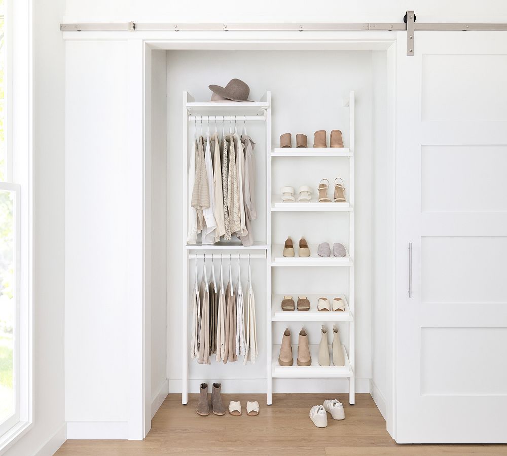 Essential Reach-In Closet by Hold Everything, 4' Hanging System with Shoe Storage​