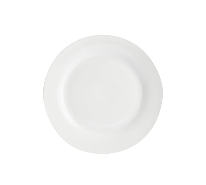 Caterer's Box Rim Porcelain Appetizer Plates - Set of 12