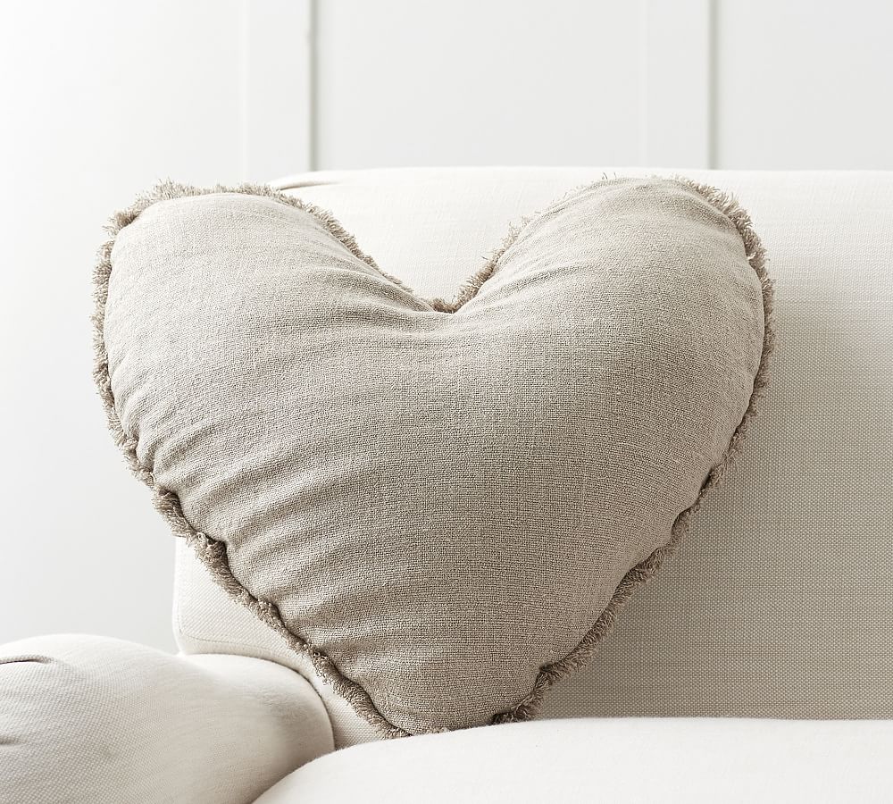 Pottery barn hotsell heart pillow