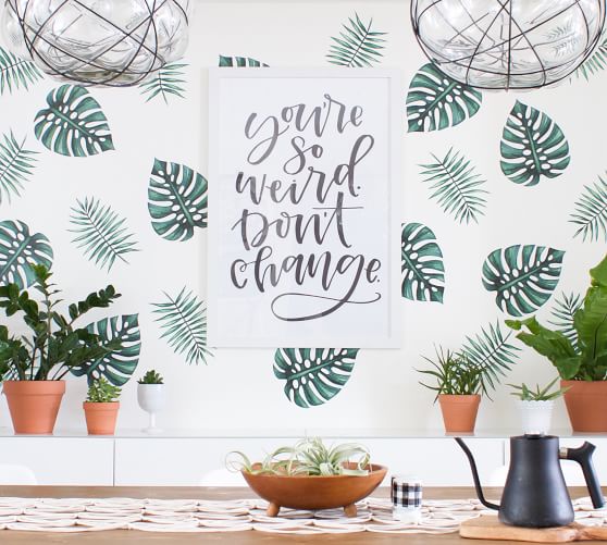 Palm Branches Removable Wall Decal Pottery Barn