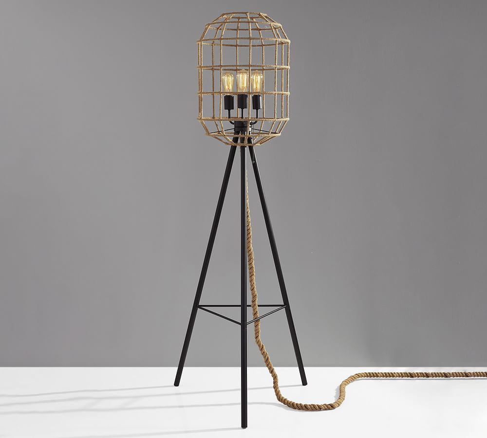 Leon Tripod Floor Lamp Pottery Barn