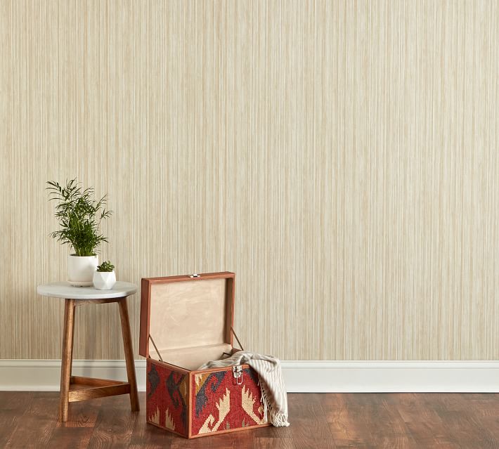 Grasscloth Wallpaper Peel and Stick and Removable