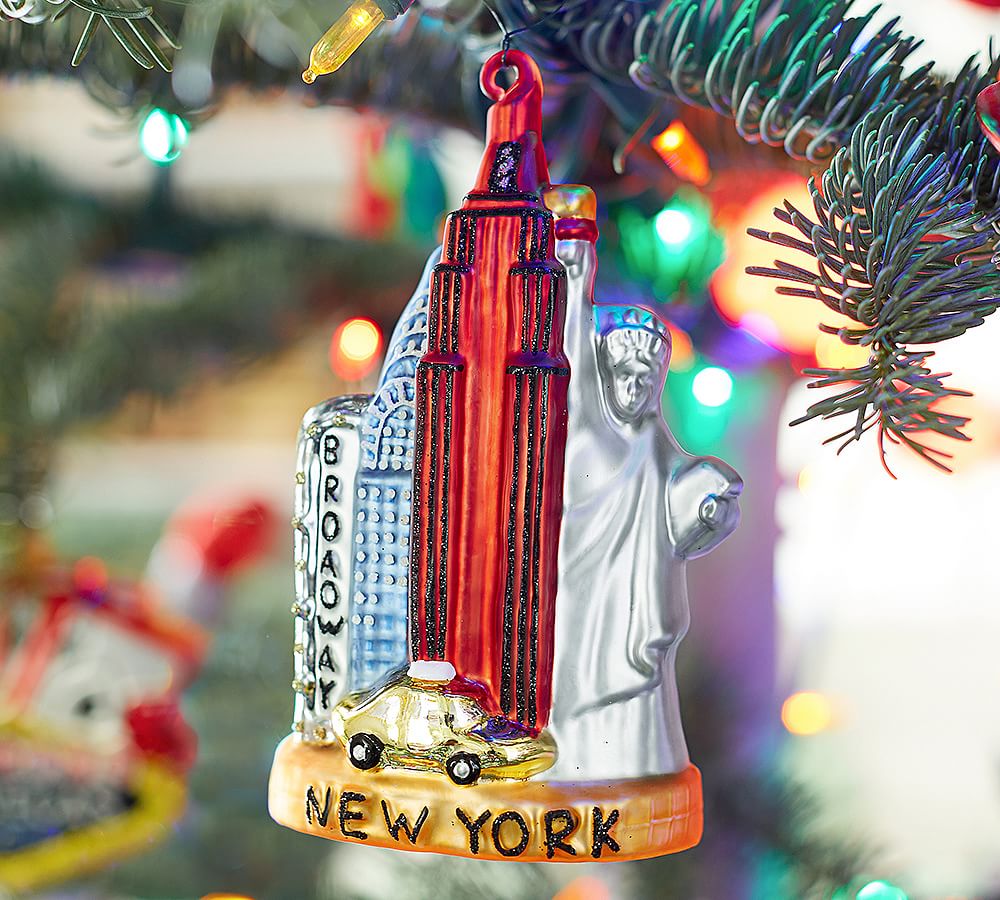 NYC Cityscape Christmas Ornament