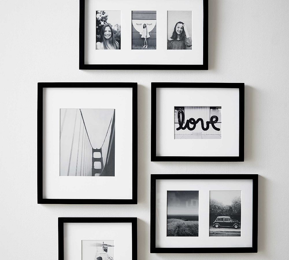 Wood Gallery Multi-Photo Frames | Pottery Barn