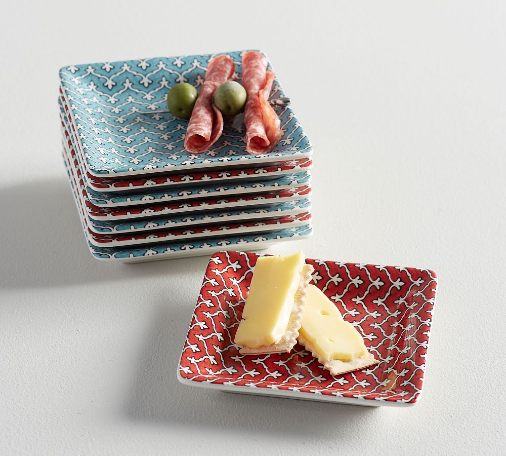 Ava Appetizer Plates Pottery Barn