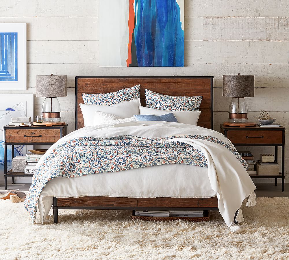 Juno Reclaimed Wood Nightstand Pottery Barn