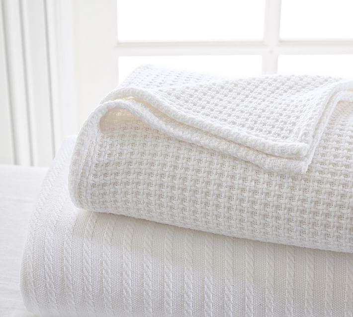 SleepSmart 37.5® Basketweave Throw Blanket | Pottery Barn
