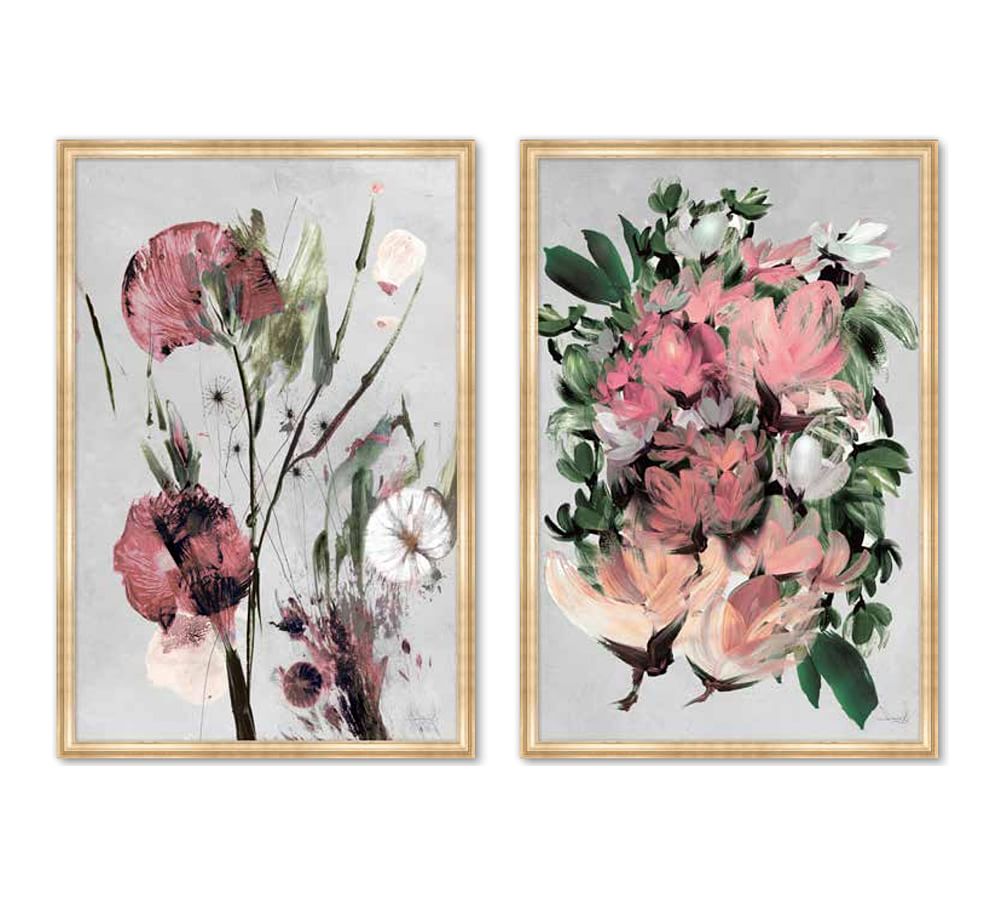 Julianne Floral Botanical Prints Framed Wall Art Pottery Barn