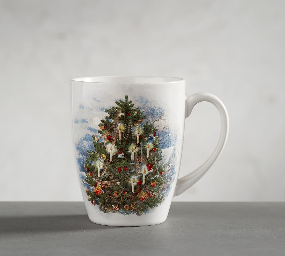 Nostalgic Tree Mug Set of 4 Pottery Barn