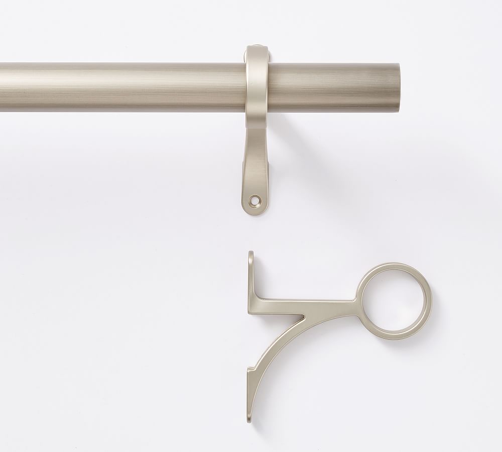 Pewter Curtain Rod Bracket Pottery Barn