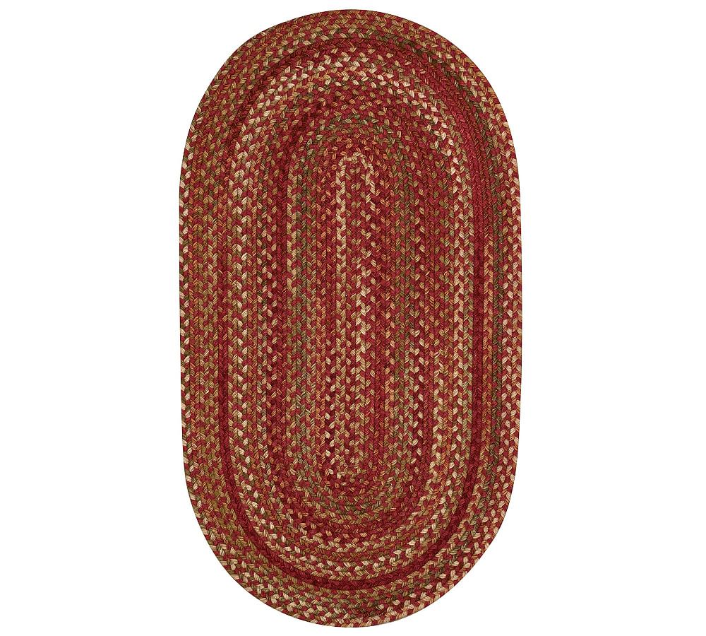 Seward Oval Braided Rug Pottery Barn