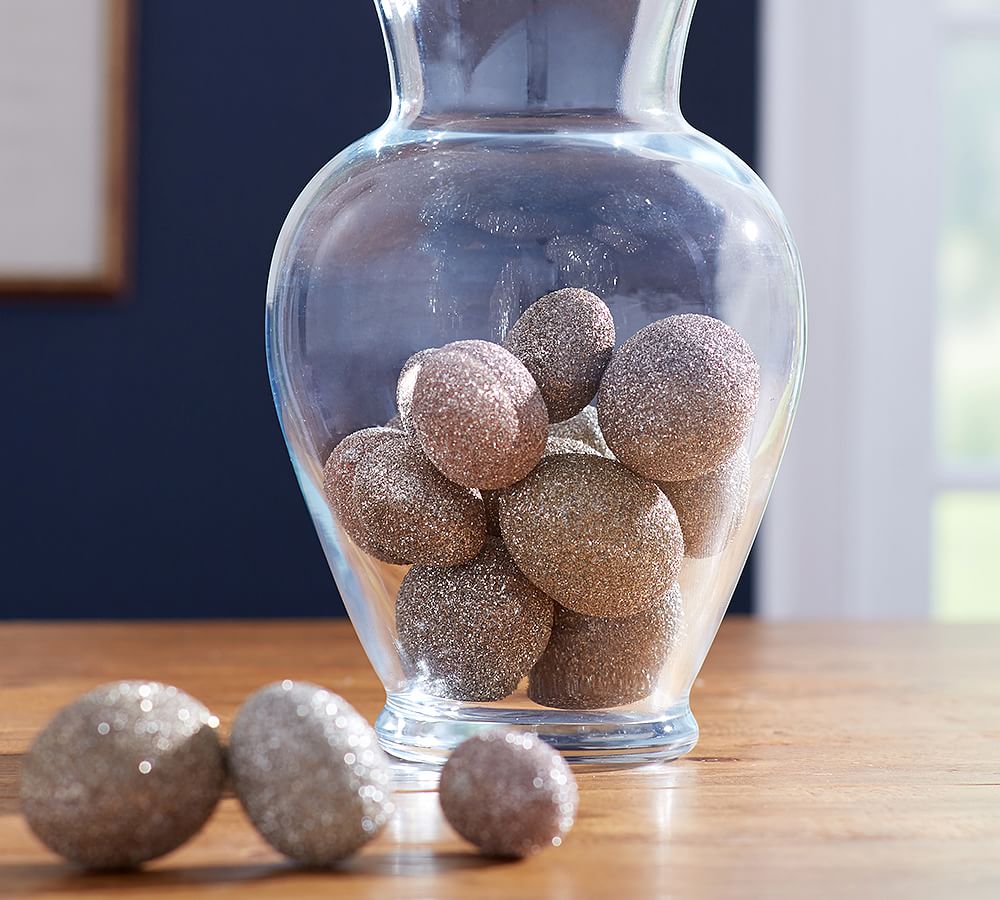 German Glitter Eggs Vase Filler Pottery Barn