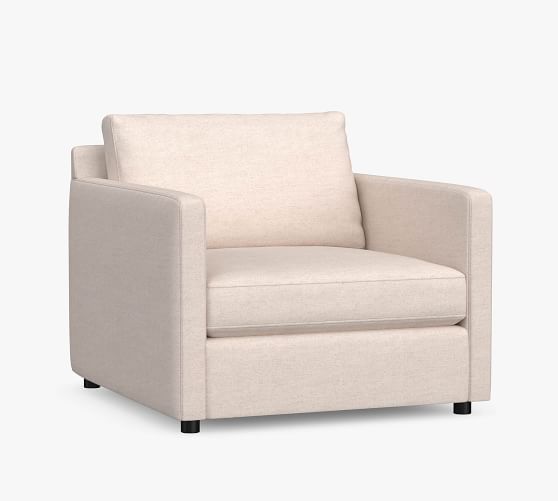 Pacifica Square Arm Upholstered Armchair | Pottery Barn