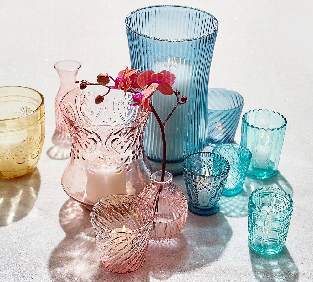 Monique Lhuillier Glass Bud Vases - Set of 3
