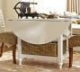 Shayne Round Drop Leaf Kitchen Table | Pottery Barn