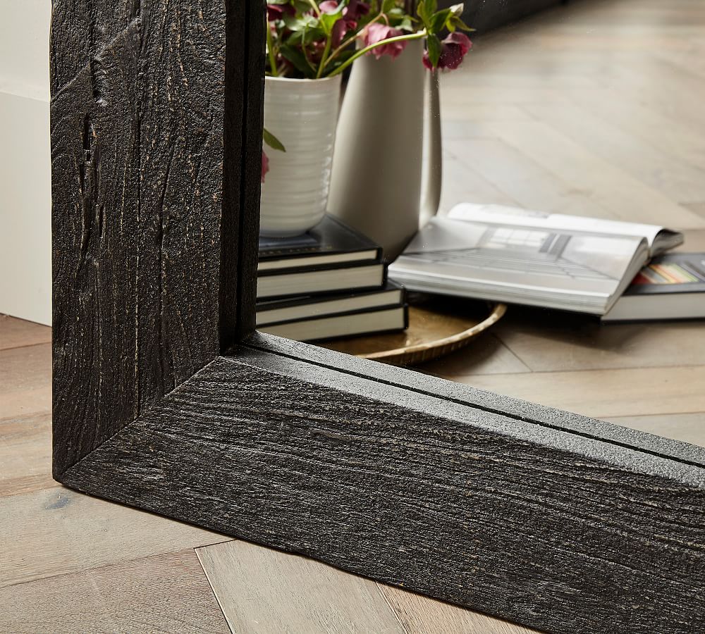 Bozeman Mango Wood Floor Mirror Pottery Barn