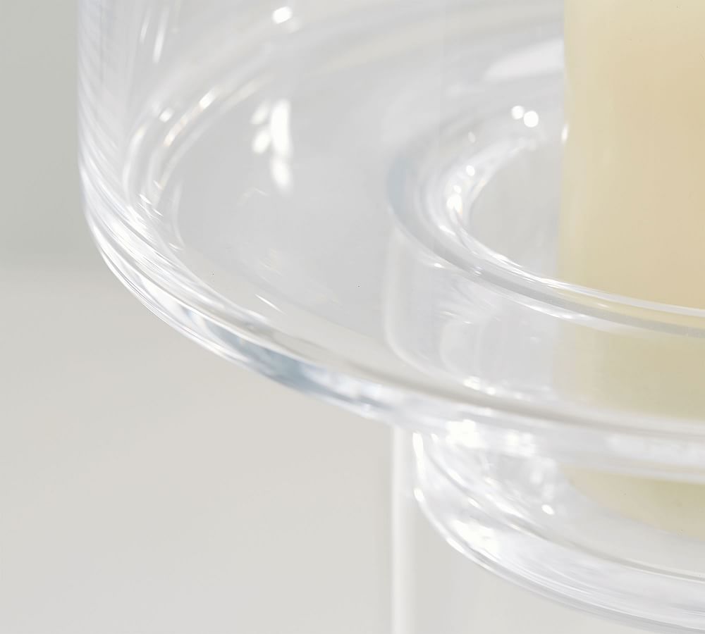 Skye Clear Glass Display Hurricanes Candle Holder Pottery Barn