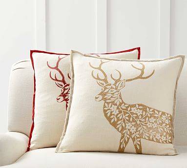 Pottery barn deer hot sale pillow