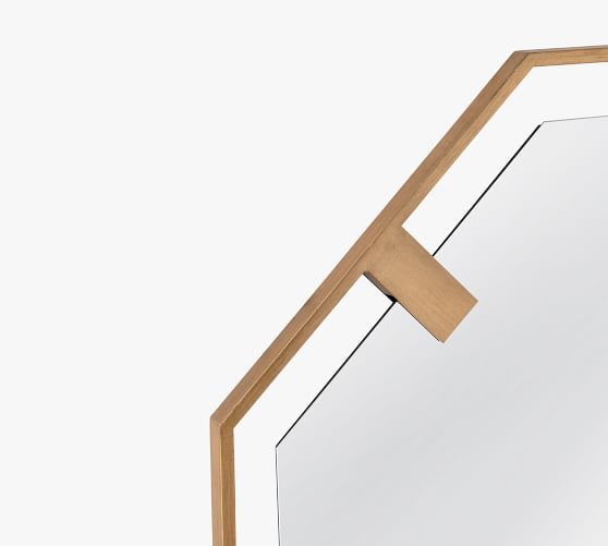 Essex Octagon Wall Mirror 30" x 40" Pottery Barn
