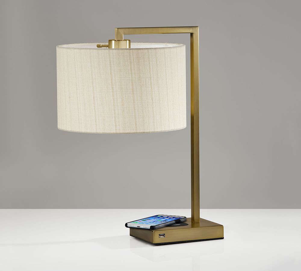 Interesse fløde Bevis Stonewall PB Charge Table Lamp | Pottery Barn