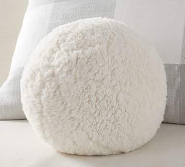 Fluffy ball online pillow