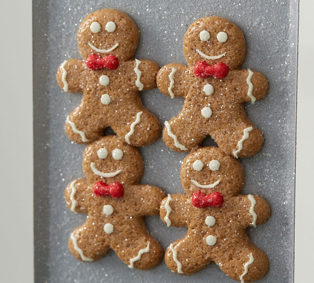 Gingerbread Cookies on Baking Sheet Ornament - Vertical, Mitten