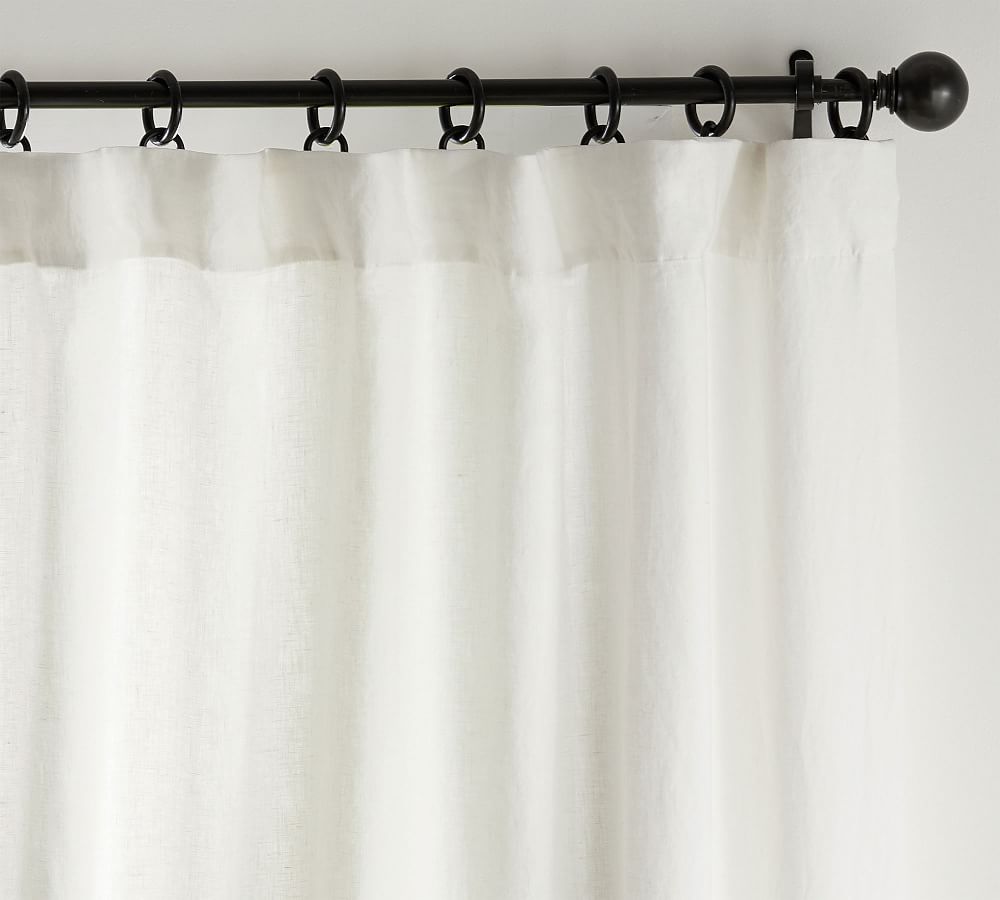 Raw Silk Linen Curtain
