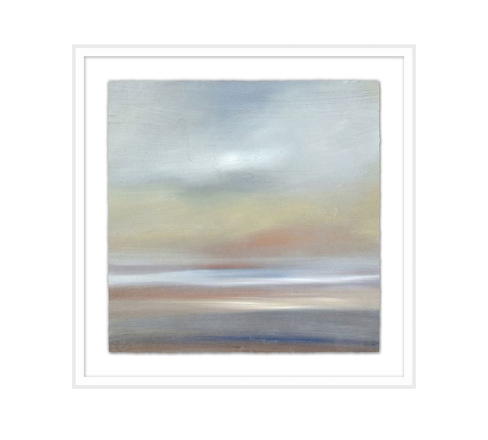 Soft Sunset Framed Canvas